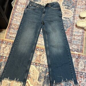 Free People Mid rise jeans size 25 like new